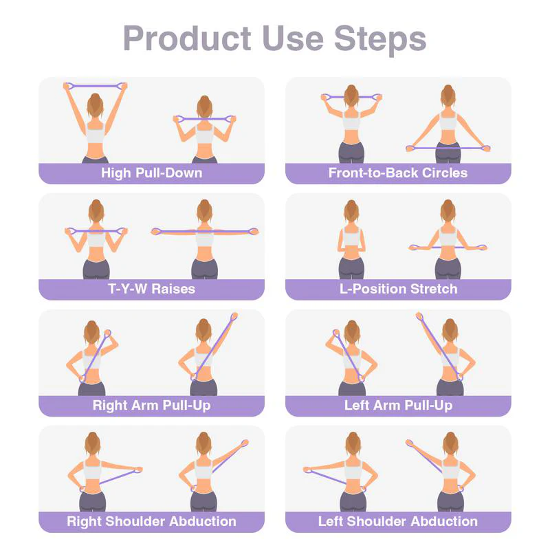 Exercise Elastic Rope Stretch Fitness Band