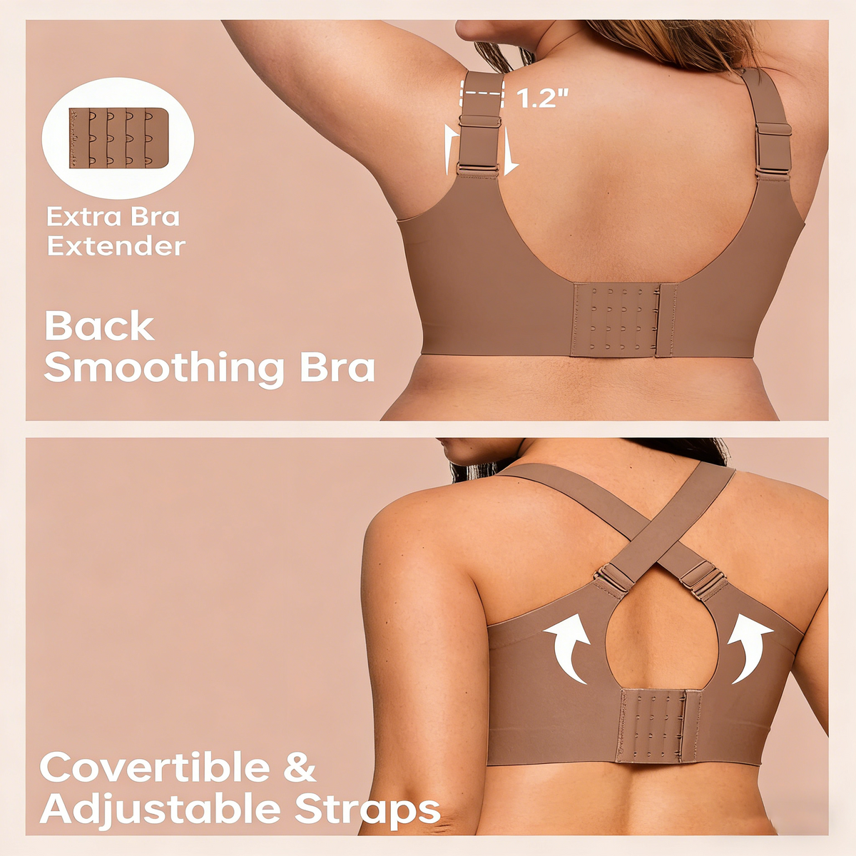 Plus Size Supportive Seamless Bras