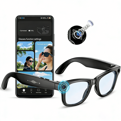 🔥AI Camera Smart Glasses