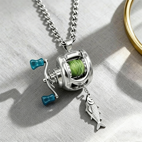 Mini Lure Fishing Line Necklace
