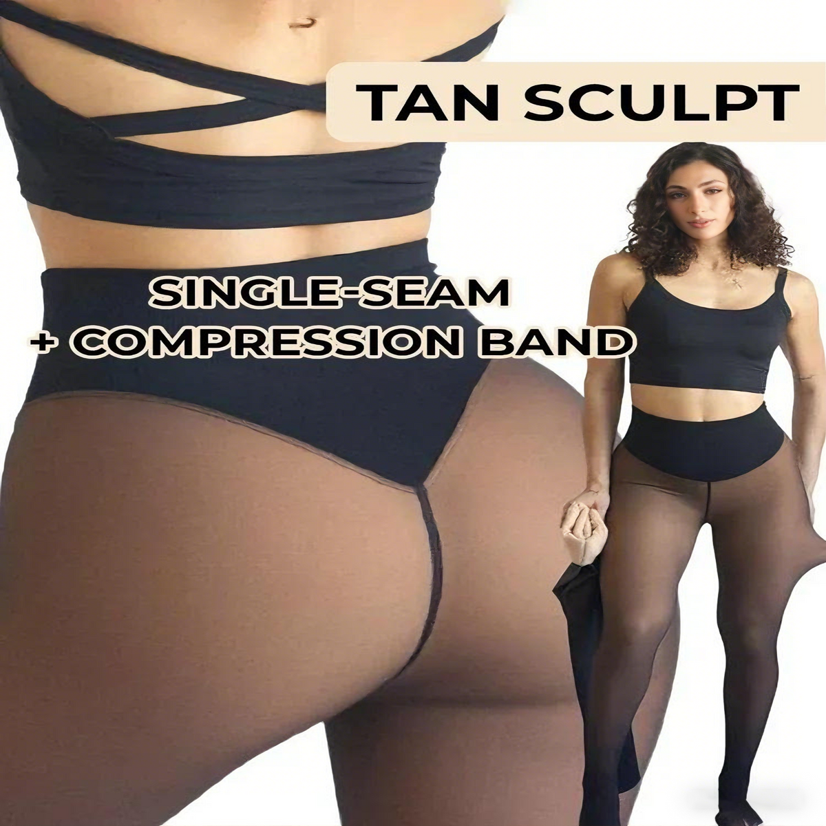 Compression One-Seam Shaping Fleece Leggings