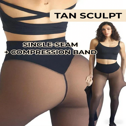 Compression One-Seam Shaping Fleece Leggings