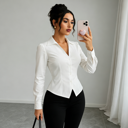 Women's Slim Fit Casual Shirt 