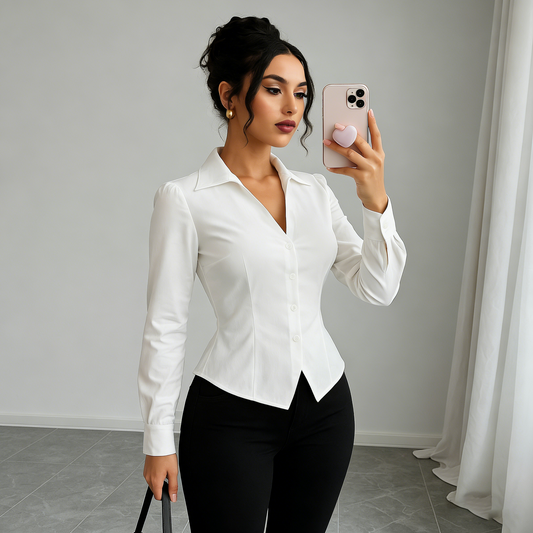 Women's Slim Fit Casual Shirt 