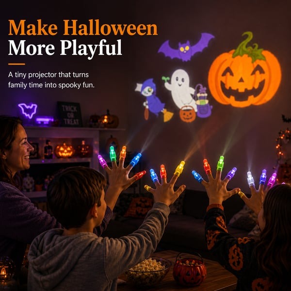 Hot Sale 36 Pcs - Halloween Finger Projector Lights