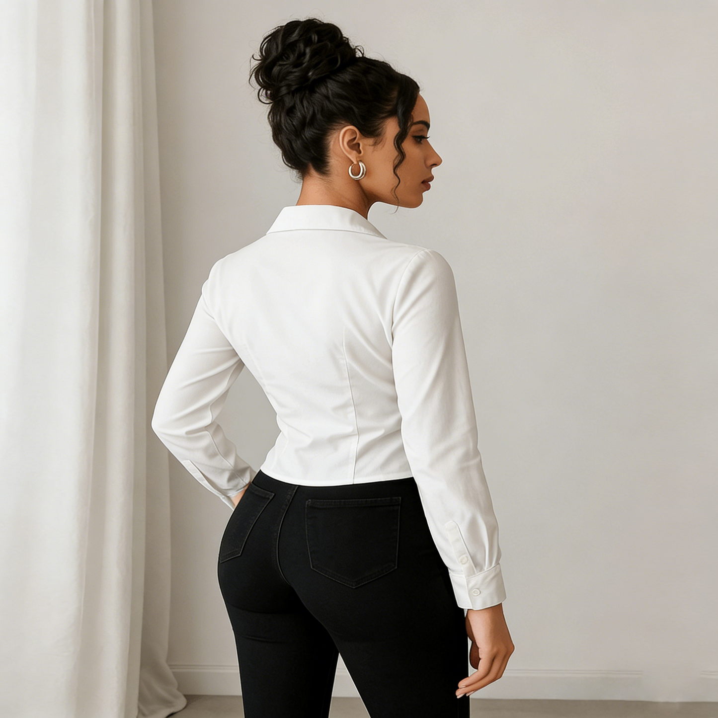 Women's Slim Fit Casual Shirt 