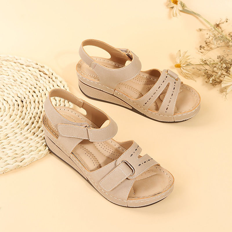 Soft Bottom Wedge Heels Sandals