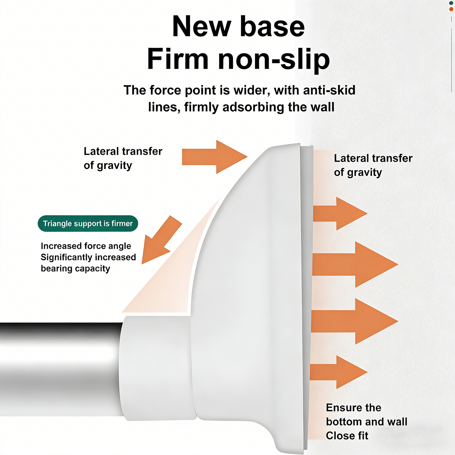 Drill-Free Adjustable Clothes Hanging  Rod