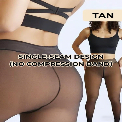 Compression One-Seam Shaping Fleece Leggings