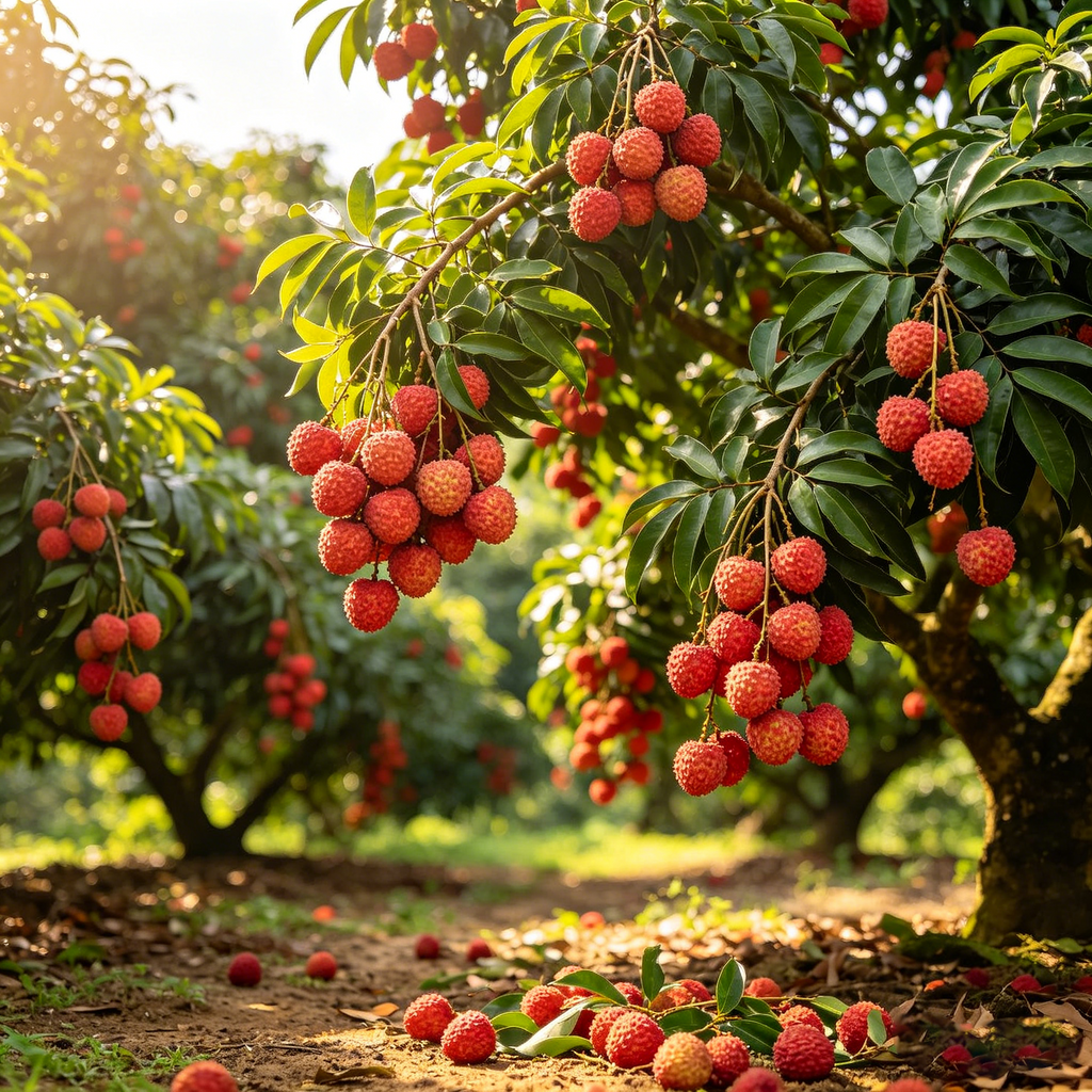🍒Big & Juicy Lychee Seeds for Home Garden High Yield