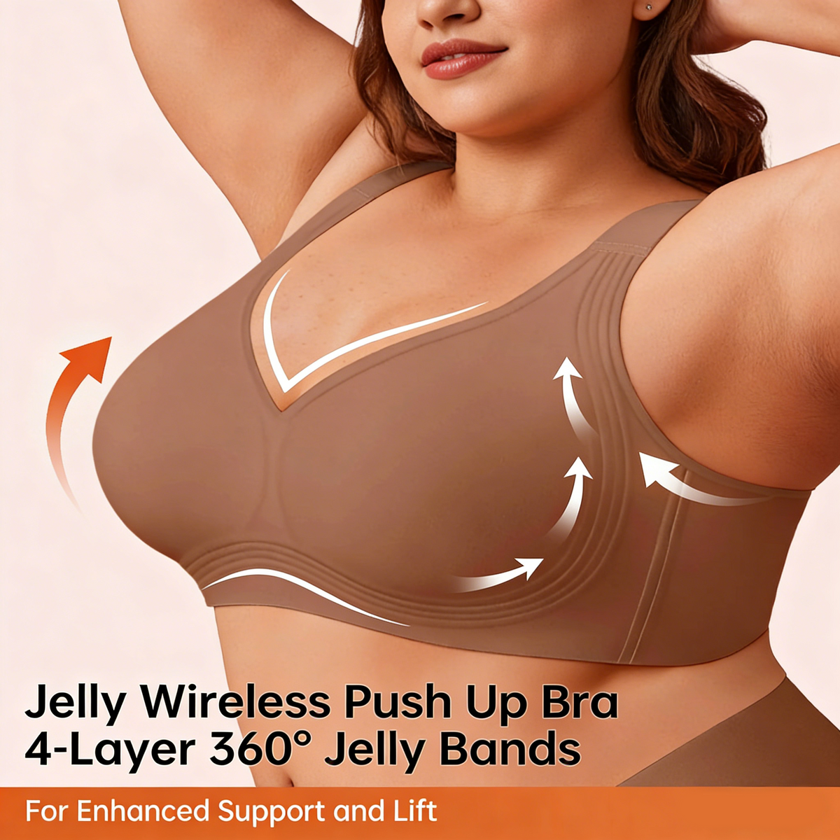 Plus Size Supportive Seamless Bras