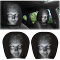 Ghost Face Headrest Covers-2PCS Universal Fit 🚗
