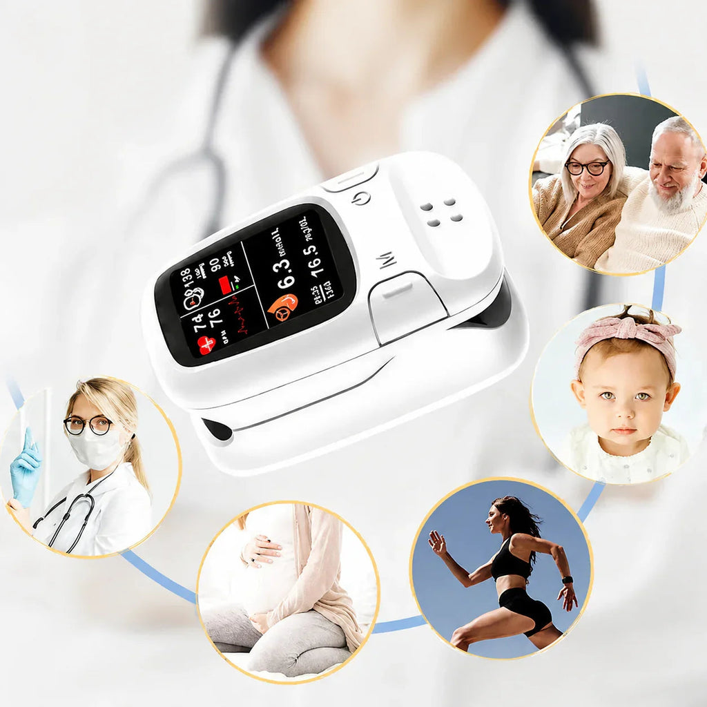 🔥Smart Non-Invasive Blood Glucose Monitor, Accurate Real-Time Blood Sugar Detector, Portable Household Health Tester