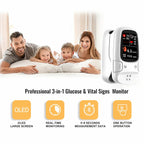 🔥Smart Non-Invasive Blood Glucose Monitor, Accurate Real-Time Blood Sugar Detector, Portable Household Health Tester