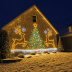 🔥Halloween Christmas LED House Net & Smart Outdoor Wall Curtain Light