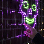 🔥Halloween Christmas LED House Net & Smart Outdoor Wall Curtain Light