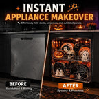 👻💀Reusable Halloween-Themed Magnetic Dishwasher Cover – Kitchen Decor for a Spooky Atmosphere