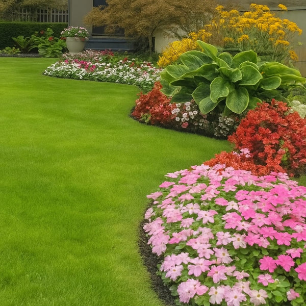 Evergreen dwarf grass for four seasons
