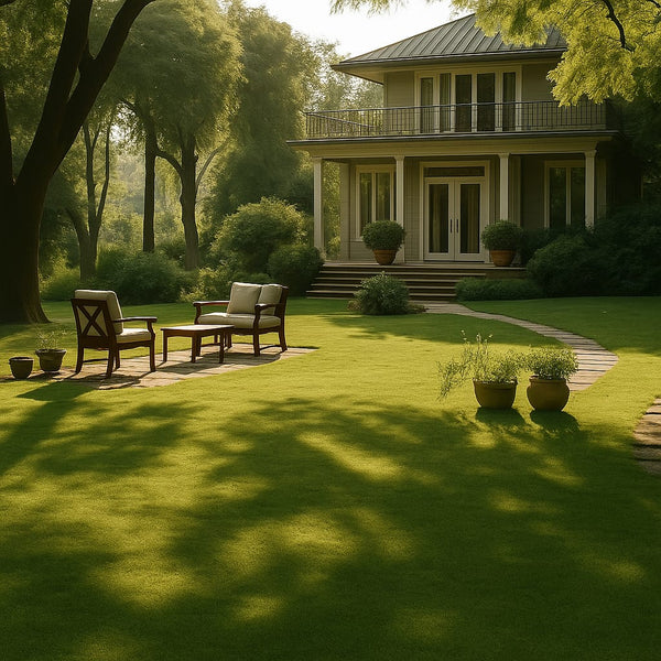 Evergreen dwarf grass for four seasons