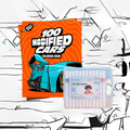 100 Modified Cars Coloring Book With 24-color watercolor pencils