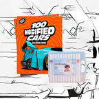 100 Modified Cars Coloring Book With 24-color watercolor pencils