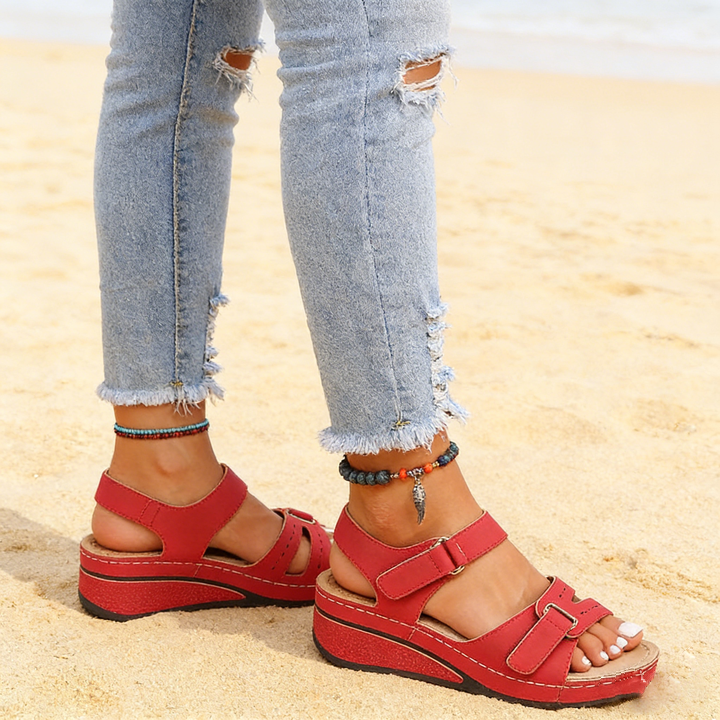Soft Bottom Wedge Heels Sandals