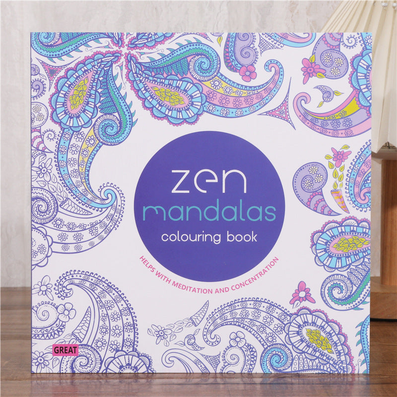 Stress-Relief Coloring Books Collection