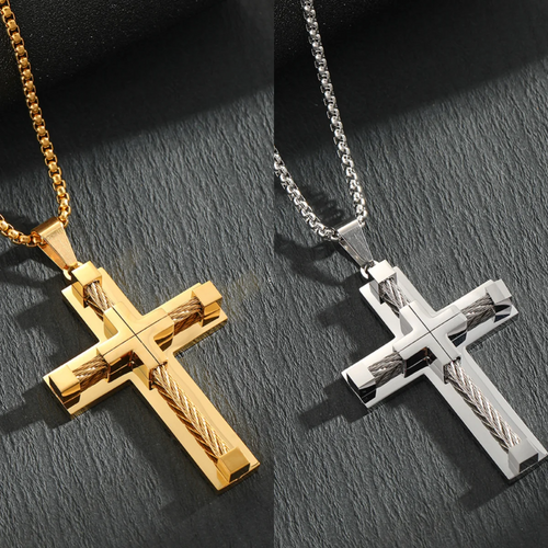 Christian Jesus Cross Necklace