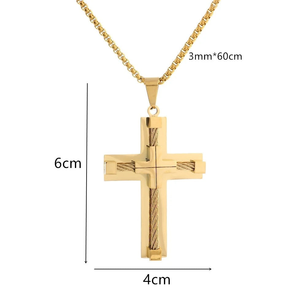 Christian Jesus Cross Necklace