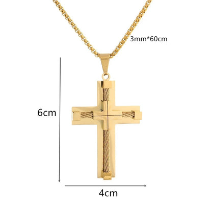 Christian Jesus Cross Necklace