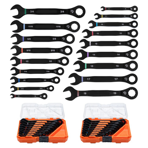 18-Piece Ratcheting Wrench Set