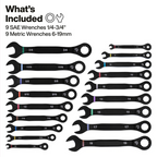 14-Piece Ratcheting Wrench Set