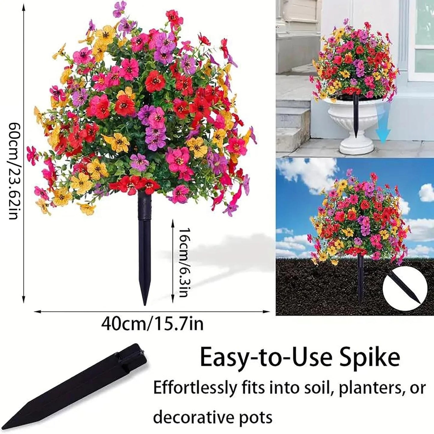 Artificial Flowers for Outdoors