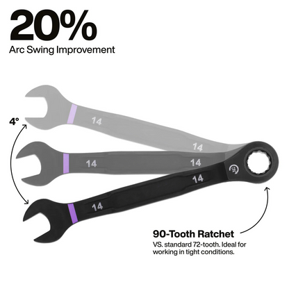 18-Piece Ratcheting Wrench Set