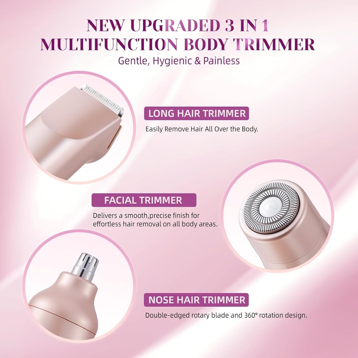 3 in 1 Trimmer for Women