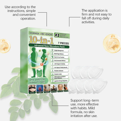 Moringa Berberine x NAD + 10-in-1 Advanced Nano Microneedle Patch