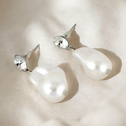 Handmade Baroque Pearl Jewelry Set - Necklace, Bracelet & Earrings