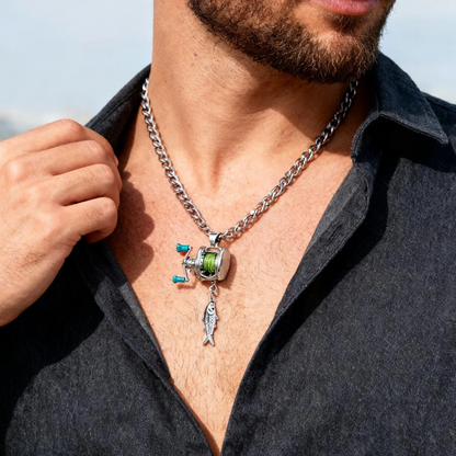 Mini Lure Fishing Line Necklace