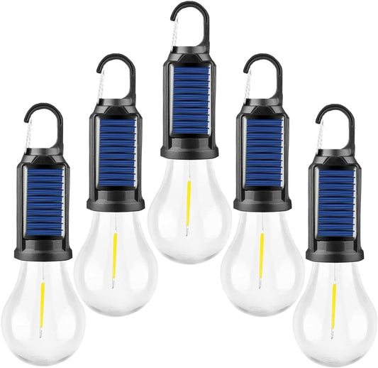 5Pcs Solar Powered Led Light Bulbs
