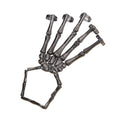 Punk exaggerated demonic hand skull bracelet