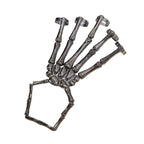 Punk exaggerated demonic hand skull bracelet
